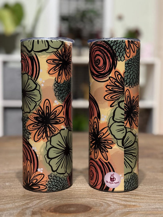 Batik-Style 20oz Skinny Tumbler